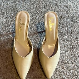 Lulus Nude Mules